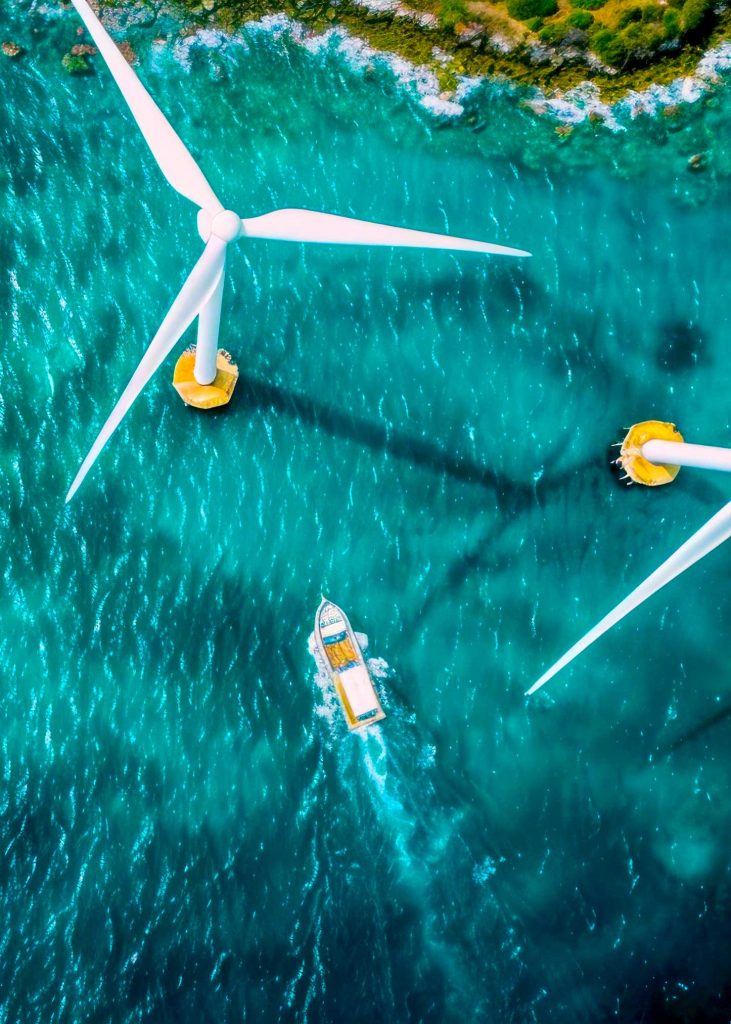 offshore von oben hochkant